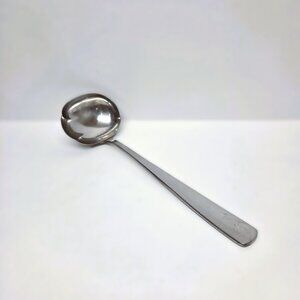 Discontinued Gense Facette Solid Gravy Ladle 7.5" Sweden Vintage Scallopped